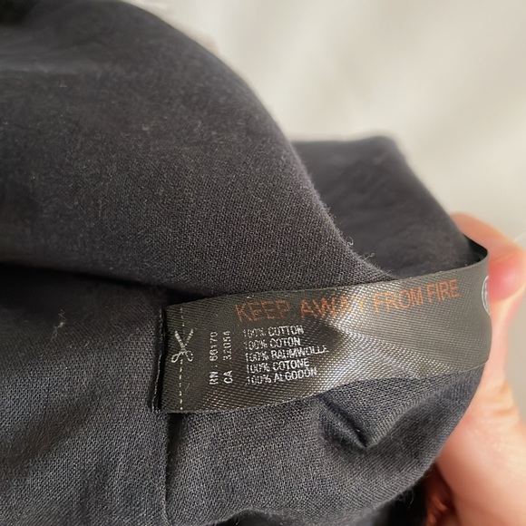 NWT ANTHROPOLOGIE The Hartley Shift Mini Dress black fringe medium $98 - Picture 6 of 6